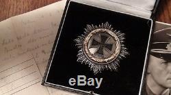 Original WW2 WWII WH Army General Officer Knights German Cross Gold Diamonds