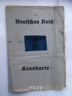 Original WW2? Young German Boys Identification Card? Issued Jan 1940