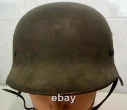 Original WW2 casque KM allemand M35 german helmet T68/60 deutsch stahlhelm elite