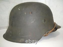 Original WW2 casque M42 allemand LUFTWAFFE 66/58 german helmet deutsch stahlhelm