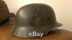 Original WW2 german M35 DD Steel helmet shell Stamped SE66