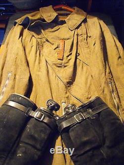 Original WWII GERMAN LUFTWAFFE ONE PIECE FLYING SUIT WITH BOOTS