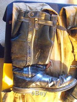 Original WWII GERMAN LUFTWAFFE ONE PIECE FLYING SUIT WITH BOOTS