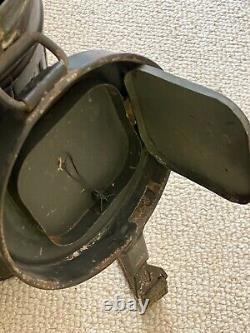 Original WWII German Army gas mask container canister, a very nice example