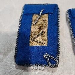 Original WWII German DLV Collar Tabs Mint