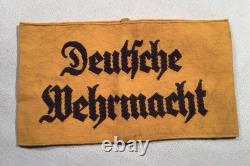 Original WWII German Deutsche Wehrmacht Armband Civilian Service Support WW2