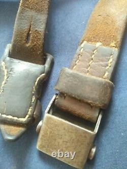 Original WWII German K98 G43 33/40 Mauser Leather Sling 1940 dated
