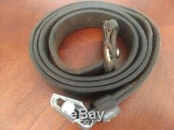 Original WWII German K98 G43 33/40 Mauser Leather Sling 1942 dated