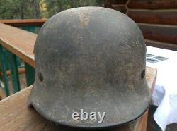 Original WWII German M40 Helmet