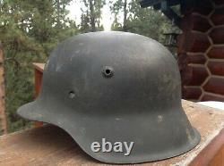 Original WWII German M42 Helmet