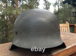 Original WWII German M42 Helmet