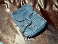 Original WWII German Officer Leather Map Case Wehrmacht/Luftwaffe Era