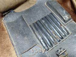 Original WWII German Officer Leather Map Case Wehrmacht/Luftwaffe Era