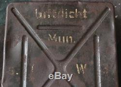 Original WWII Relic German Army 8cm Mortar Transportation Box / Case S. Gr. W. 34