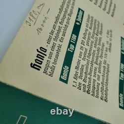 Original WWII WW2 German Hansa Car Motor Dealer Brochure manufacturer Munich old