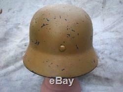 Original WWII WW2 German Helmet M35/64 DAK
