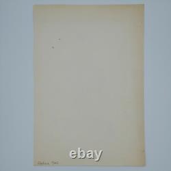 Original WWII WW2 German Japan Woodblock Utagawa Toyokuni Print Oiran antique