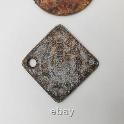 Original WWII WW2 German Junkers Heinkel Luftwaffe plane engine tag Oranienburg