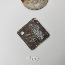 Original WWII WW2 German Junkers Heinkel Luftwaffe plane engine tag Oranienburg