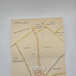 Original WWII WW2 German Large Eagle Prussian crown map city Krummhubel resort