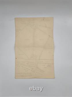 Original WWII WW2 German Large Eagle Prussian crown map city Krummhubel resort