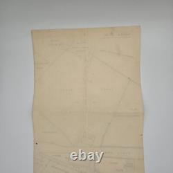 Original WWII WW2 German Large Eagle Prussian crown map city Krummhubel resort