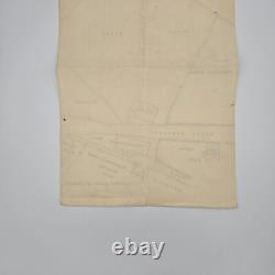 Original WWII WW2 German Large Eagle Prussian crown map city Krummhubel resort