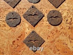 Original WWII WW2 German Luftwaffe field Permit tag metal pass token lot marker