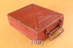 Original WWII WW2 German Military Tin Box Granatwerfer 8 cm Mortar Marked 1941