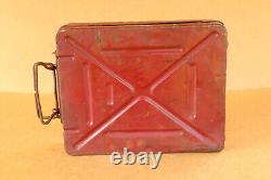 Original WWII WW2 German Military Tin Box Granatwerfer 8 cm Mortar Marked 1941