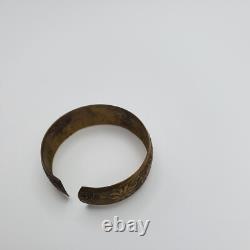 Original WWII WW2 German Nurnberg congress Edelweiss metal jewelery brass ring