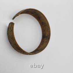 Original WWII WW2 German Nurnberg congress Edelweiss metal jewelery brass ring