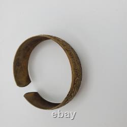 Original WWII WW2 German Nurnberg congress Edelweiss metal jewelery brass ring