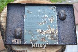 Original WWII WW2 German Panzer Tank Armor radio 10 W. S. C transmitter militaria