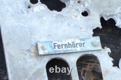 Original WWII WW2 German Panzer Tank Armor radio panel 14 PZ. 10 Div
