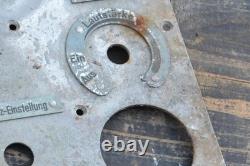 Original WWII WW2 German Panzer Tank Armor radio panel 14 PZ. 10 Div