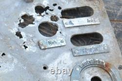 Original WWII WW2 German Panzer Tank Armor radio panel 14 PZ. 10 Div