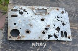 Original WWII WW2 German Panzer Tank Armor radio panel 14 PZ. 10 Div