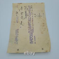 Original WWII WW2 German Wehrmacht Infantry medical document letter volunteer