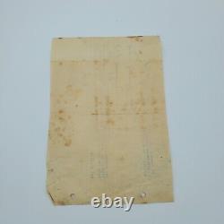 Original WWII WW2 German Wehrmacht Infantry medical document letter volunteer