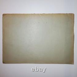 Original WWII WW2 German document air raid instructions bombing poster Breslau