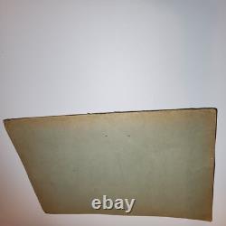 Original WWII WW2 German document air raid instructions bombing poster Breslau