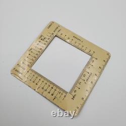 Original WWII WW2 German ruler Map template Distance Tool Artillery Planzeiger