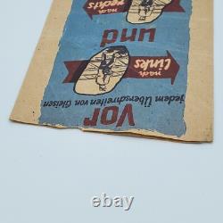 Original WWII WW2 German train rail Reichsbahn official paycheck envelope art