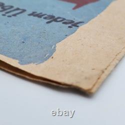 Original WWII WW2 German train rail Reichsbahn official paycheck envelope art