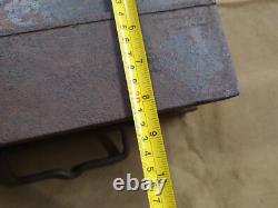Original WWII WW2 Relic German MG-13 Ammo Box / Case