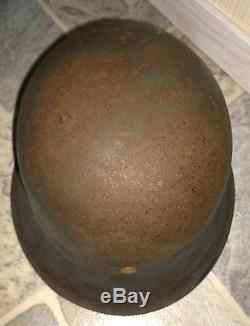 Original WWII german M42 elite XX helmet, stahlhelm + rivets WW2