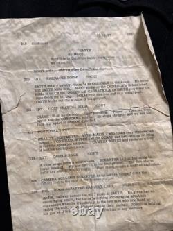 Original'Where Eagles Dare' 1968 Film Prop German SS Tunic + Script