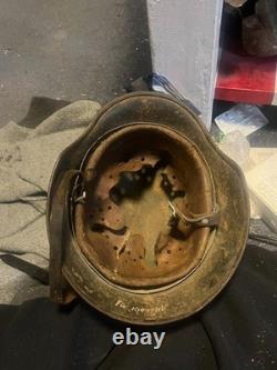 Original World War 2 German M40 steel helmet in good condition