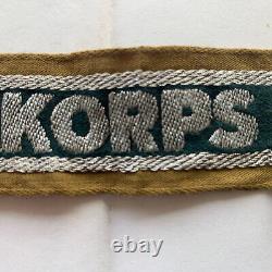 Original Ww2 German Afrikakorps Cuff Title